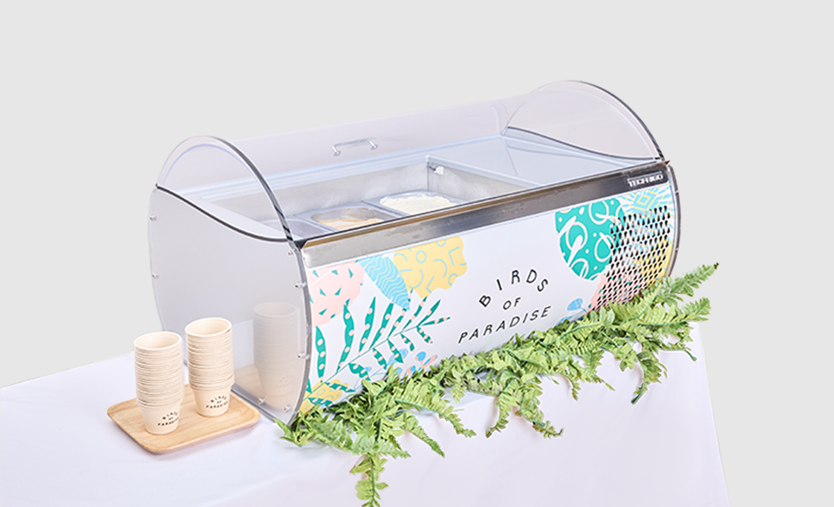 Gelato Live Scoop Station